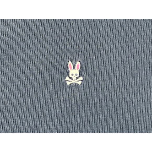 Psycho Bunny Men's Polo Shirt Color Navy Blue Short Sleeve Size  Men's XXL - Picture 12 of 16